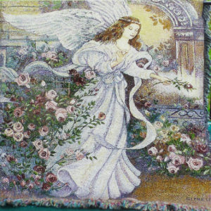 Angel Of Love Tapestry Throw