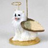 American Eskimo, Miniature Dog Angel Ornament