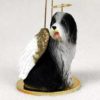 Bearded Collie Dog Angel Ornament