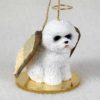 Bichon Frise Dog Angel Ornament