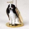 Cavalier King Charles Spaniel, Black/White Dog Angel Ornament