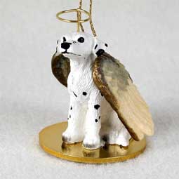 Dalmatian Dog Angel Ornament