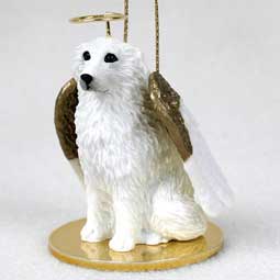 Great Pyrenees Dog Angel Ornament