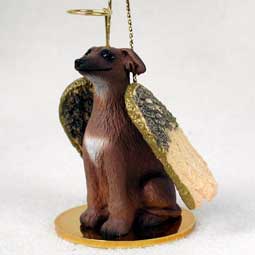 Italian Greyhound Dog Angel Ornament