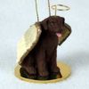 Labrador Retriever, Chocolate Dog Angel Ornament