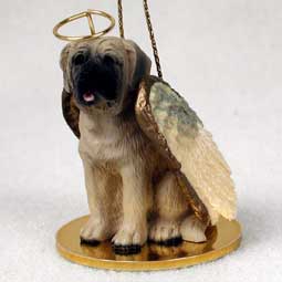 Mastiff Dog Angel Ornament