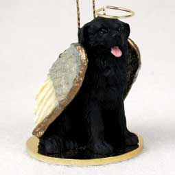 Newfoundland Dog Angel Ornament