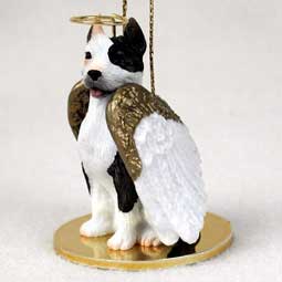 Pit Bull Terrier, Brindle Dog Angel Ornament