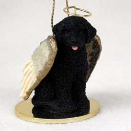 Portuguese Water Dog Angel Ornament