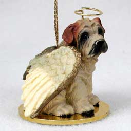 Shar Pei, Cream Dog Angel Ornament