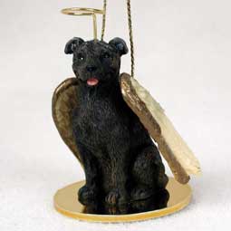 Staffordshire Bull Terrier, Brindle Dog Angel Ornament